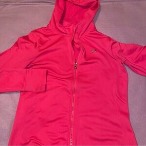 Under Armour Pink Zip-Up Hoodie